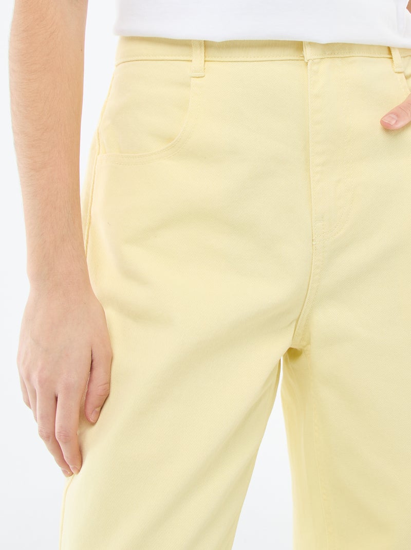 Ballon fit broek Geel - Kiabi
