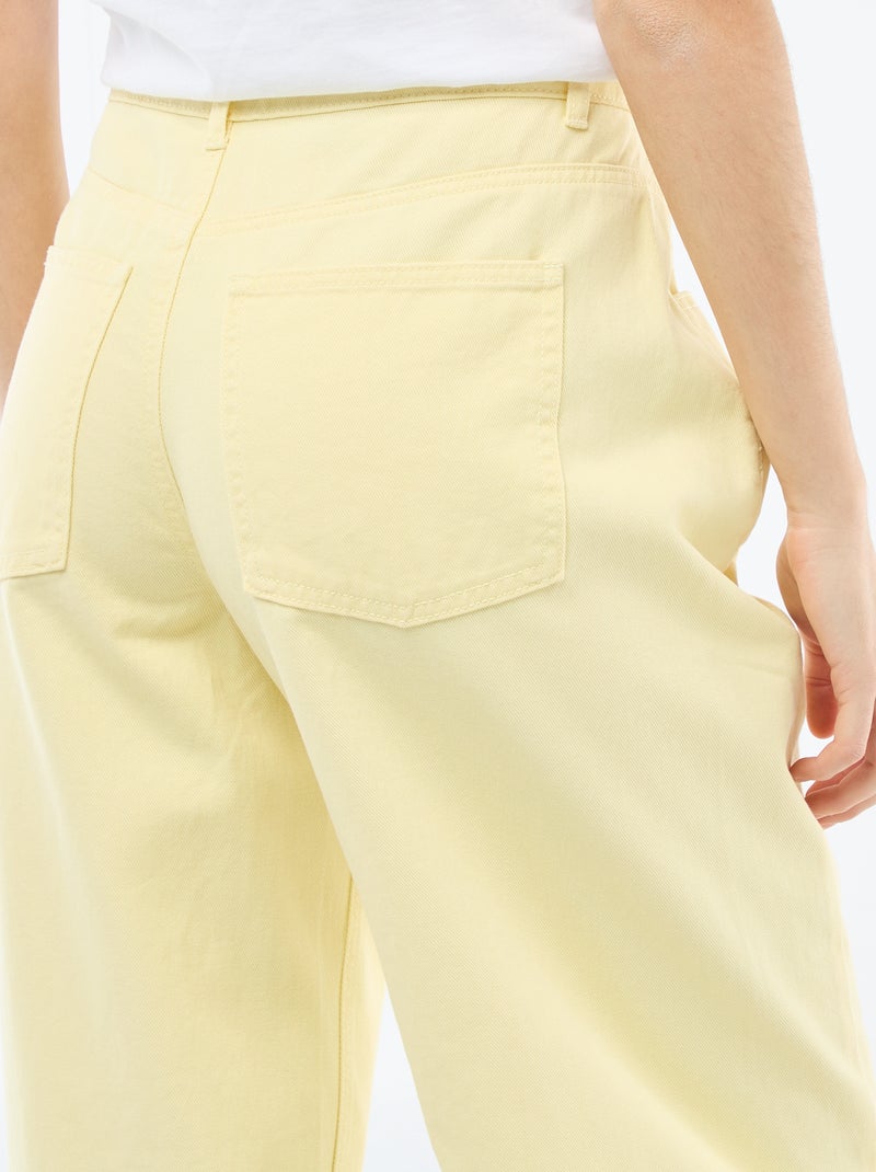 Ballon fit broek Geel - Kiabi