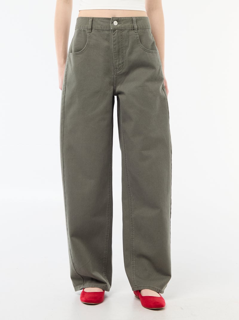 Ballon fit broek Kaki - Kiabi