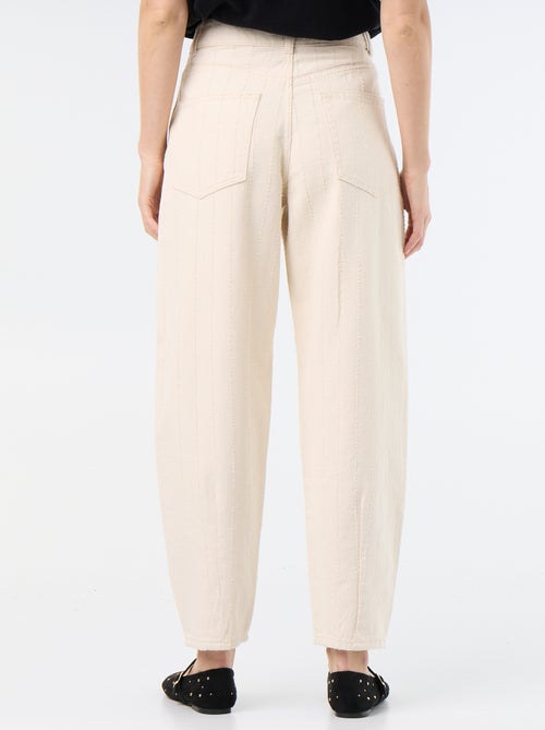 Ballonbroek met hoge taille - Kiabi