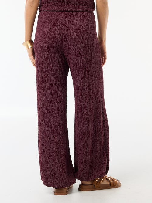 Ballonbroek van crinkle stof - Kiabi