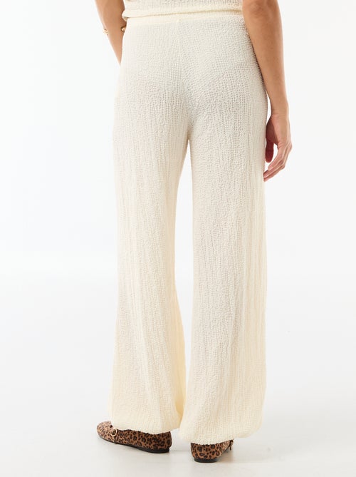 Ballonbroek van crinkle stof - Kiabi