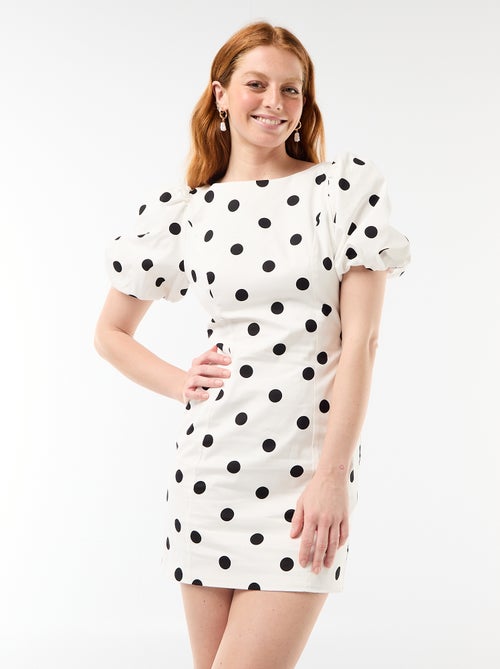 Ballonjurk met korte mouwen - Kiabi