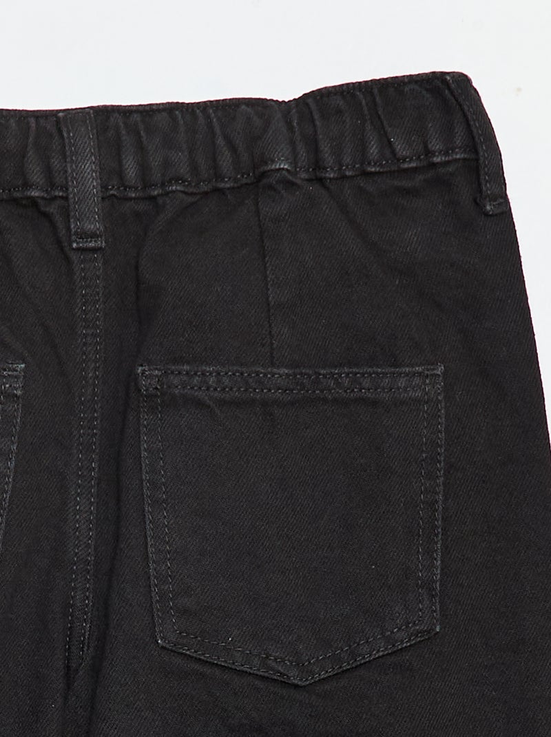 Ballonmodel jeans Zwart - Kiabi