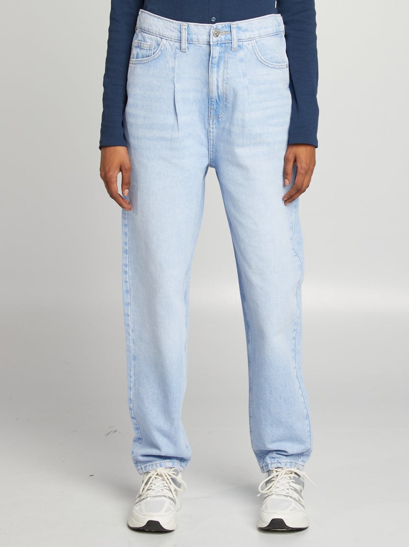 Balloon-fit jeans BLAUW - Kiabi