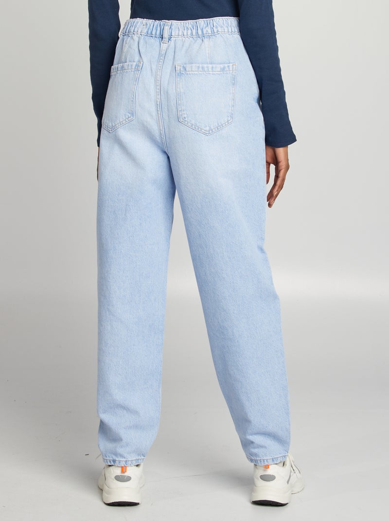 Balloon-fit jeans BLAUW - Kiabi