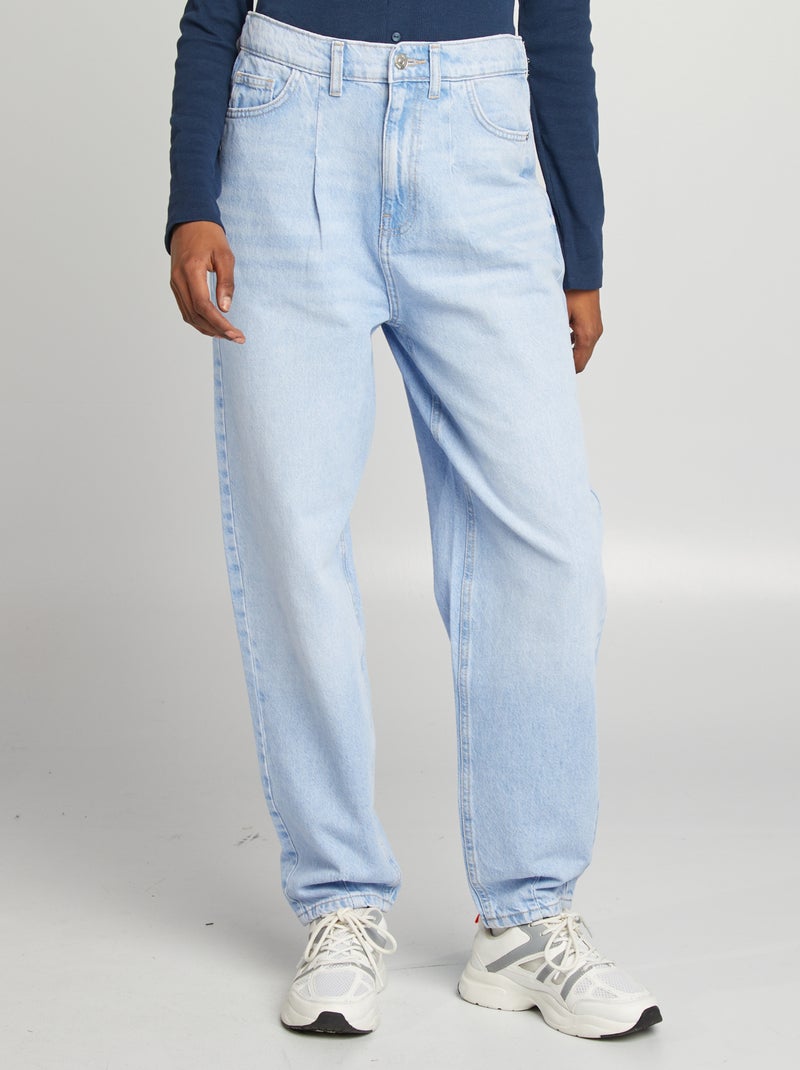 Balloon-fit jeans BLAUW - Kiabi