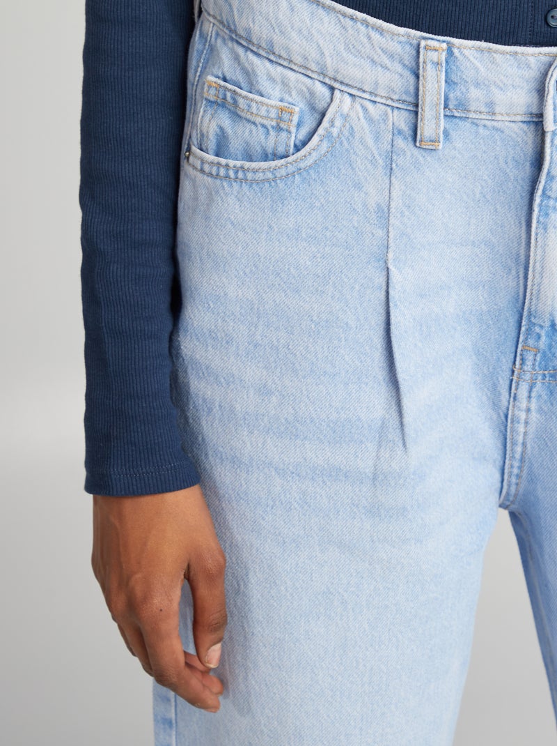 Balloon-fit jeans BLAUW - Kiabi