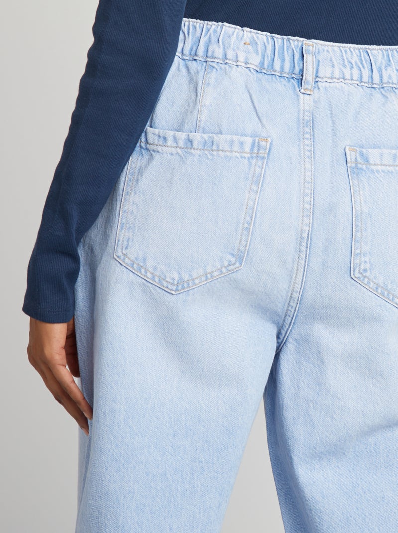 Balloon-fit jeans BLAUW - Kiabi