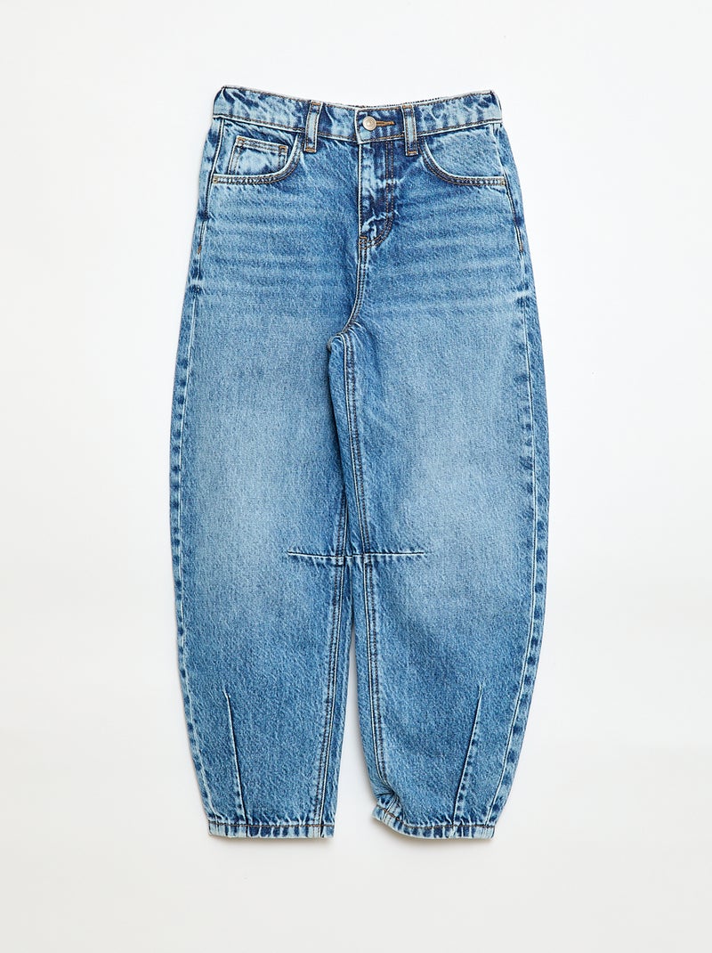 Balloon fit jeans Blauw - Kiabi