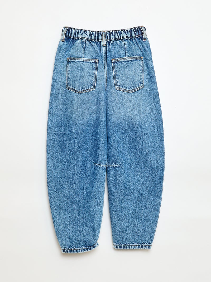 Balloon fit jeans Blauw - Kiabi