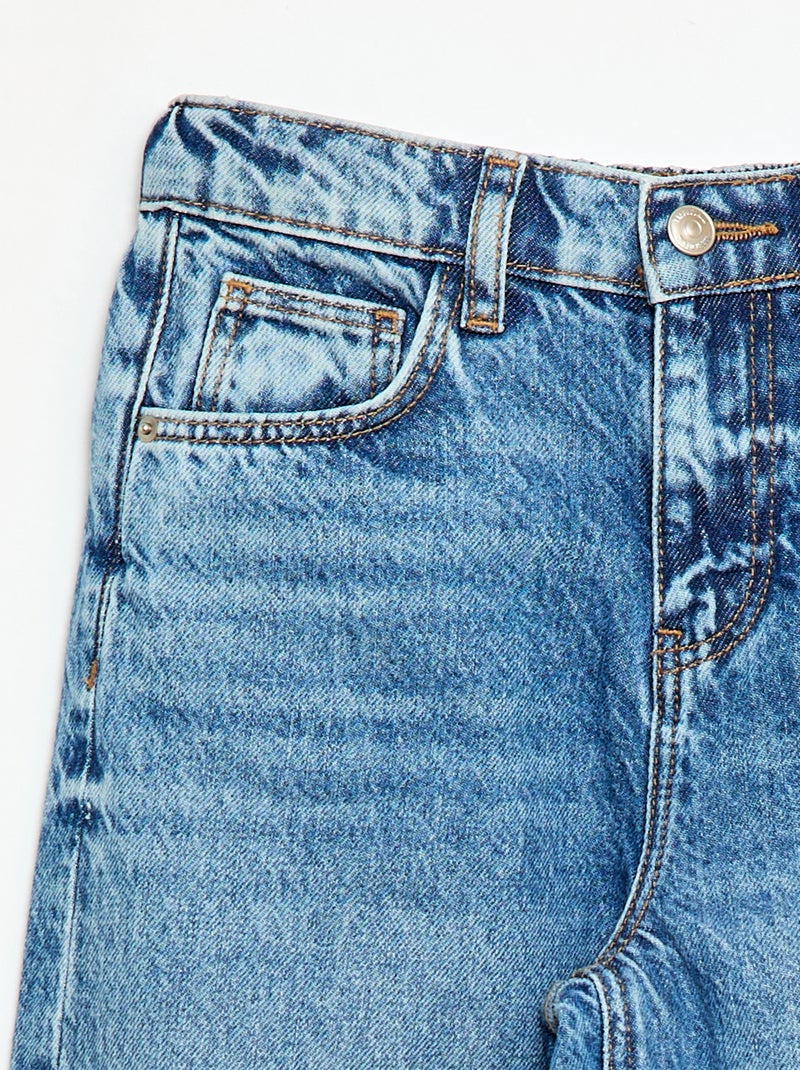 Balloon fit jeans Blauw - Kiabi