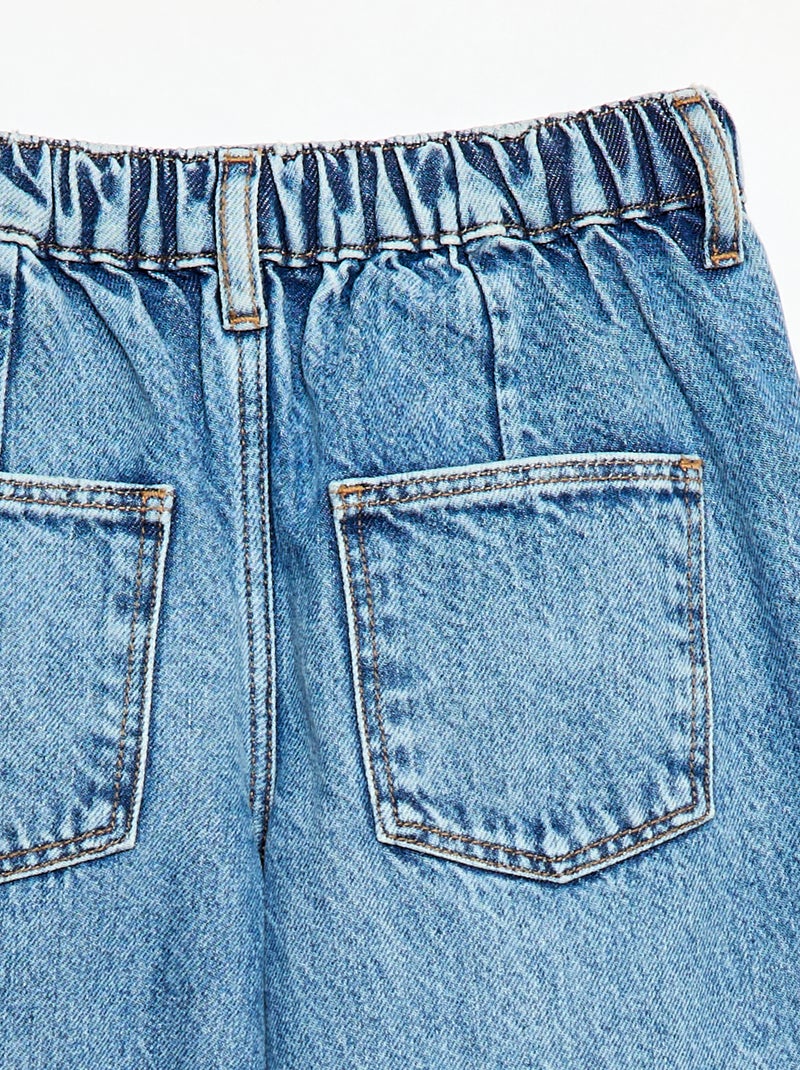 Balloon fit jeans Blauw - Kiabi