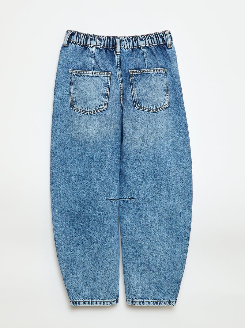 Balloon fit jeans Blauw - Kiabi
