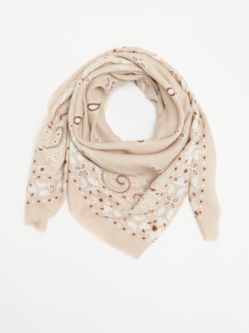 Bandana-sjaal met print - Kiabi