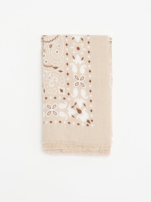 Bandana-sjaal met print - Kiabi