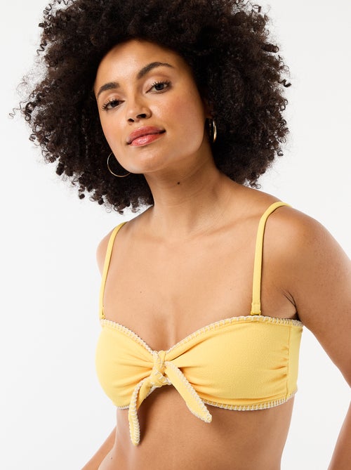 Bandeau beha met contrasterende stiksels - Kiabi
