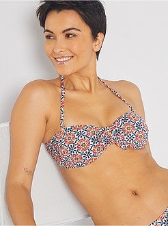 Bandeaubikinitop met cups - Kiabi