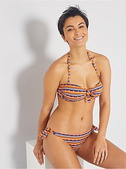 Bandeaubikinitop met cups - Kiabi