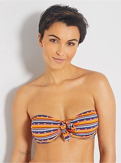 Bandeaubikinitop met cups - Kiabi