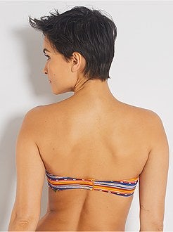 Bandeaubikinitop met cups - Kiabi