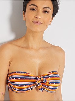 Bandeaubikinitop met cups - Kiabi