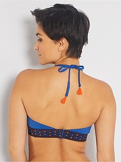 Bandeaubikinitop met etnisch detail - Kiabi