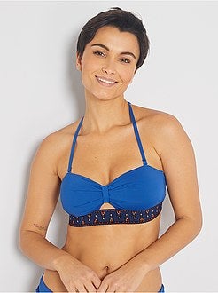 Bandeaubikinitop met etnisch detail - Kiabi