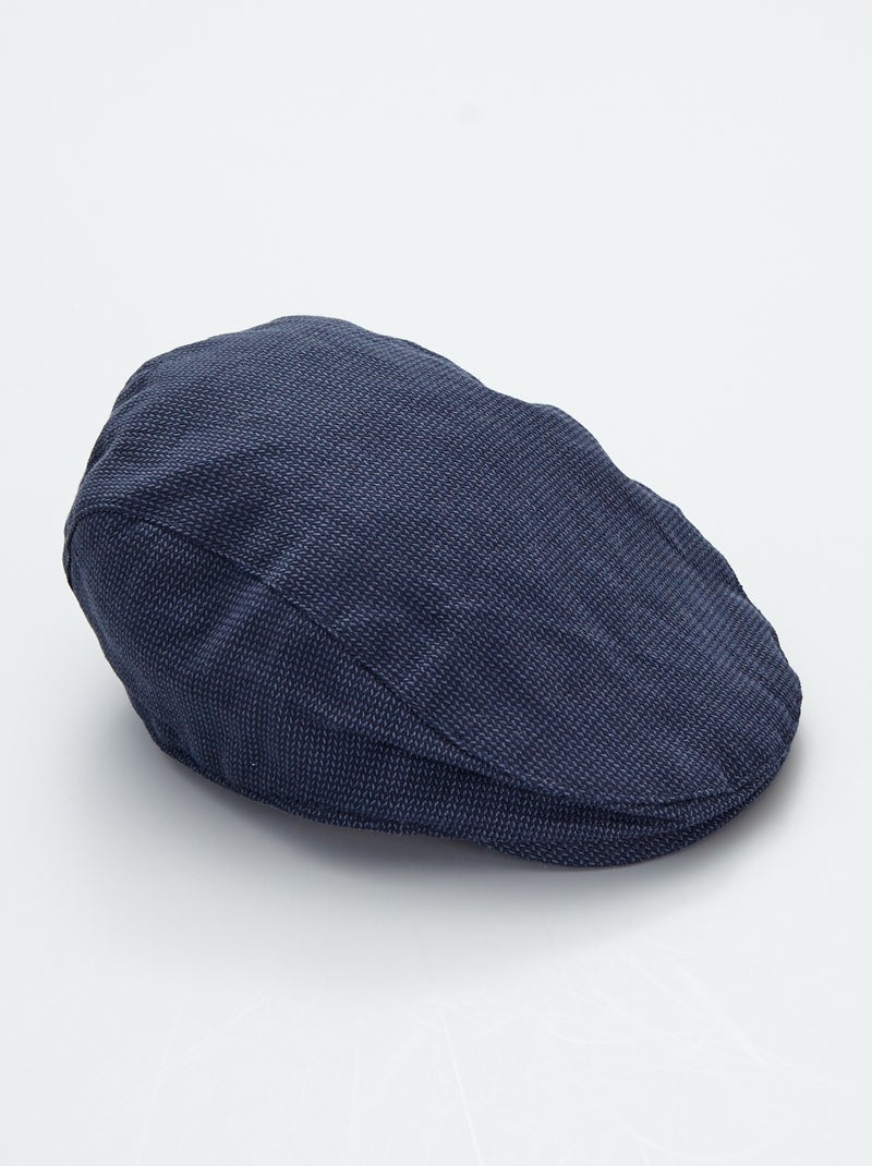 Baret van zuiver katoen BLAUW - Kiabi