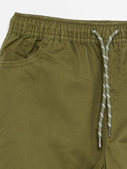 Barrel fit-broek met trekkoordjes - Kiabi