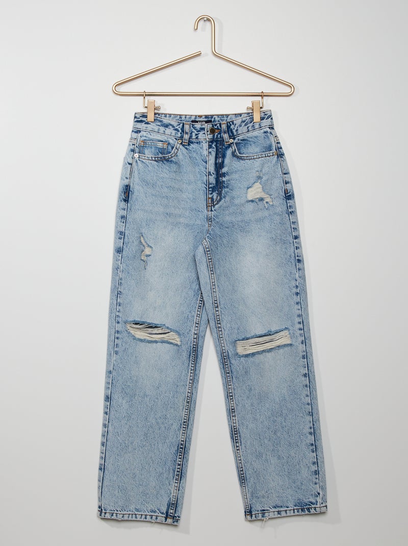 Barrel jeans BLAUW - Kiabi