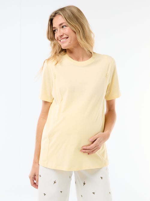 Basic borstvoedings-T-shirt met korte mouw - Kiabi