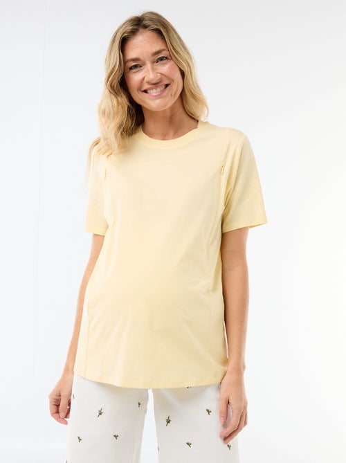 Basic borstvoedings-T-shirt met korte mouw - Kiabi