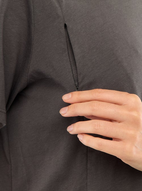 Basic borstvoedings-T-shirt met korte mouw - Kiabi Basic borstvoedings-T-shirt met korte mouw - Kiabi