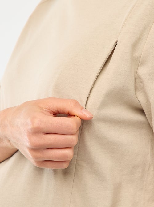 Basic borstvoedings-T-shirt met korte mouw - Kiabi Basic borstvoedings-T-shirt met korte mouw - Kiabi