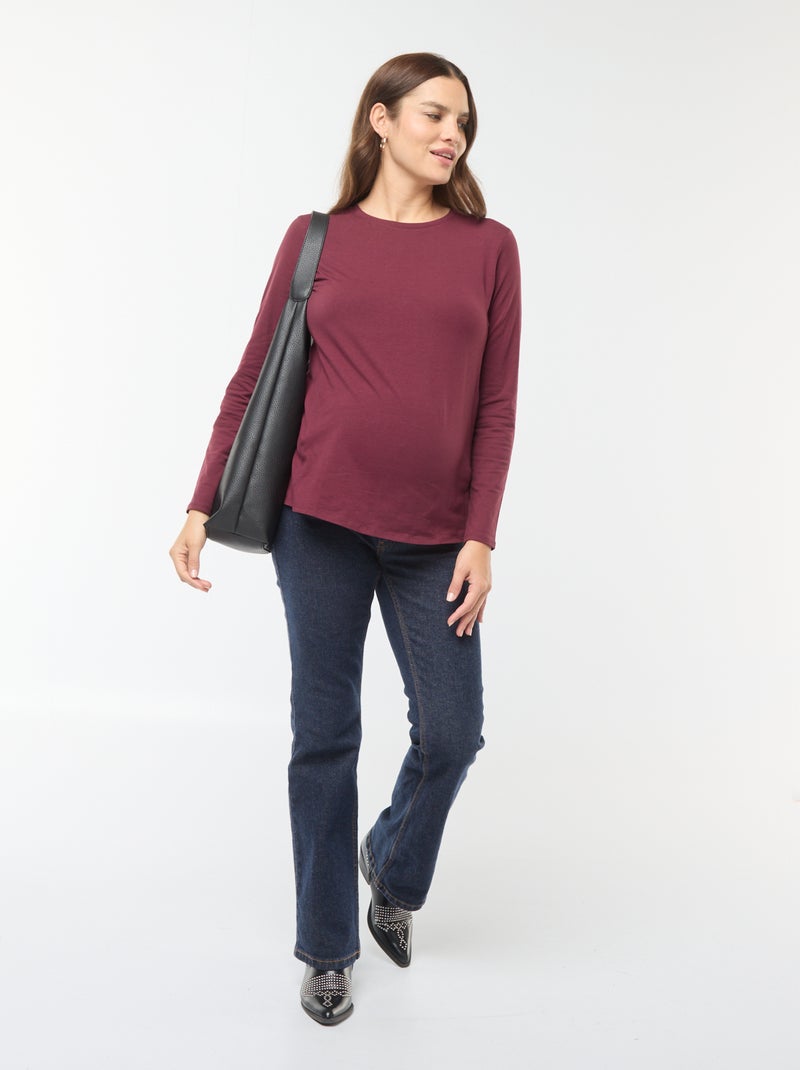 Basic borstvoedings-T-shirt Rood - Kiabi