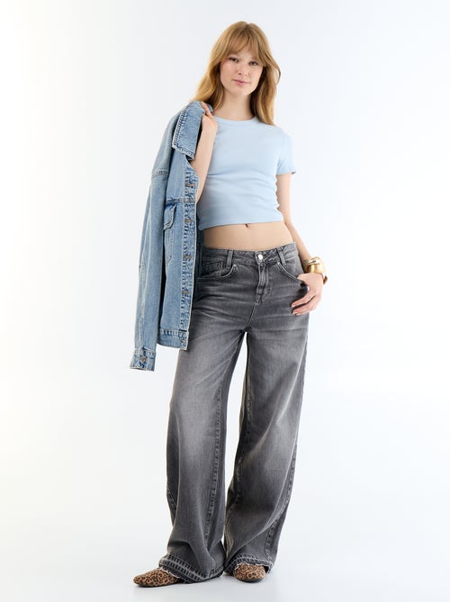 Basic cropped T-shirt - Kiabi