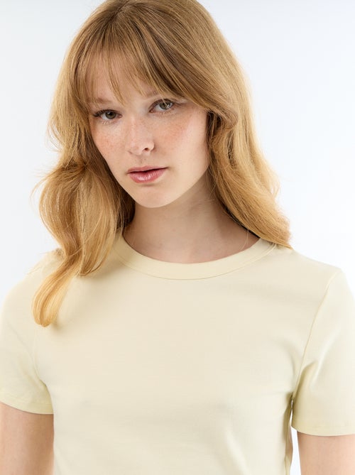 Basic cropped T-shirt - Kiabi