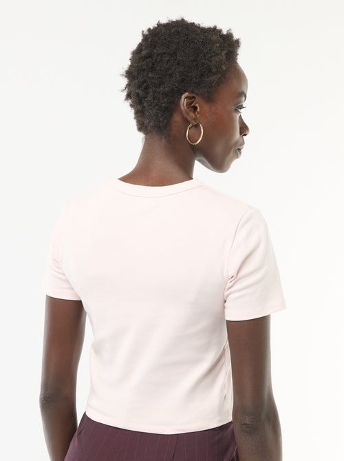 Basic cropped T-shirt - Kiabi
