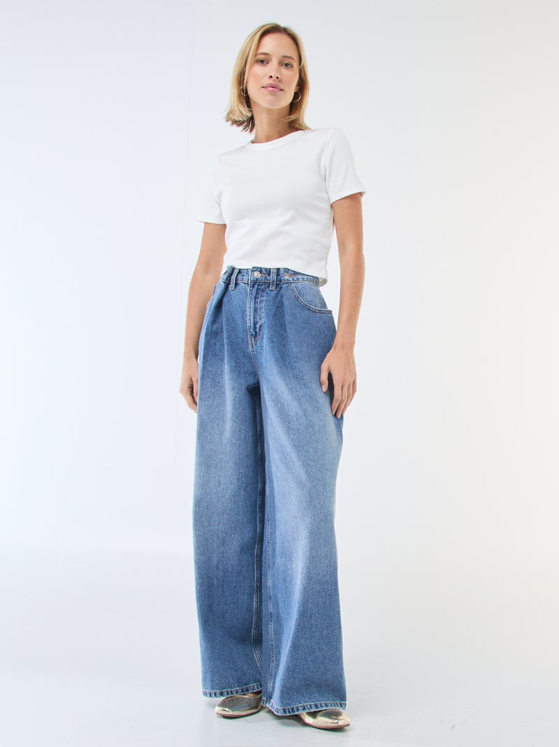Basic cropped T-shirt Wit - Kiabi