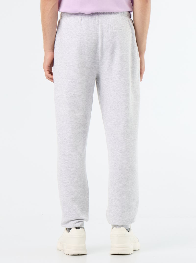 Basic effen joggingbroek Grijs - Kiabi