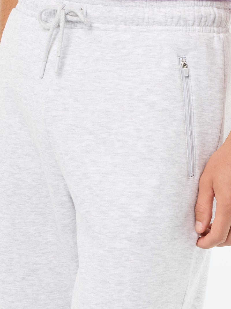 Basic effen joggingbroek Grijs - Kiabi