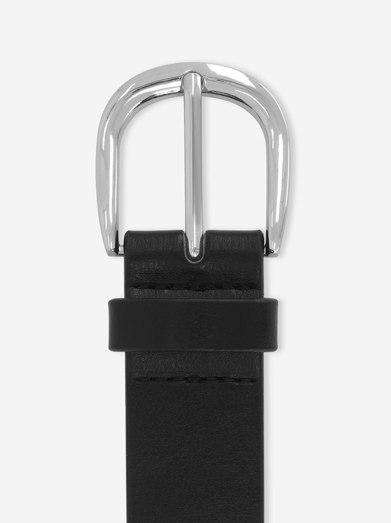 Basic effen riem zwart  - Kiabi