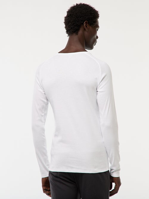 Basic, effen T-shirts met lange mouw - Kiabi