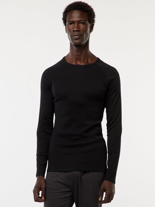 Basic, effen T-shirts met lange mouw - Kiabi