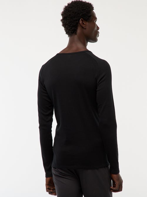 Basic, effen T-shirts met lange mouw - Kiabi