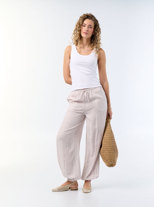 Basic geribbelde top - Kiabi Basic geribbelde top - Kiabi
