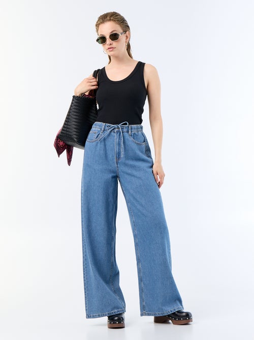 Basic geribbelde top - Kiabi Basic geribbelde top - Kiabi
