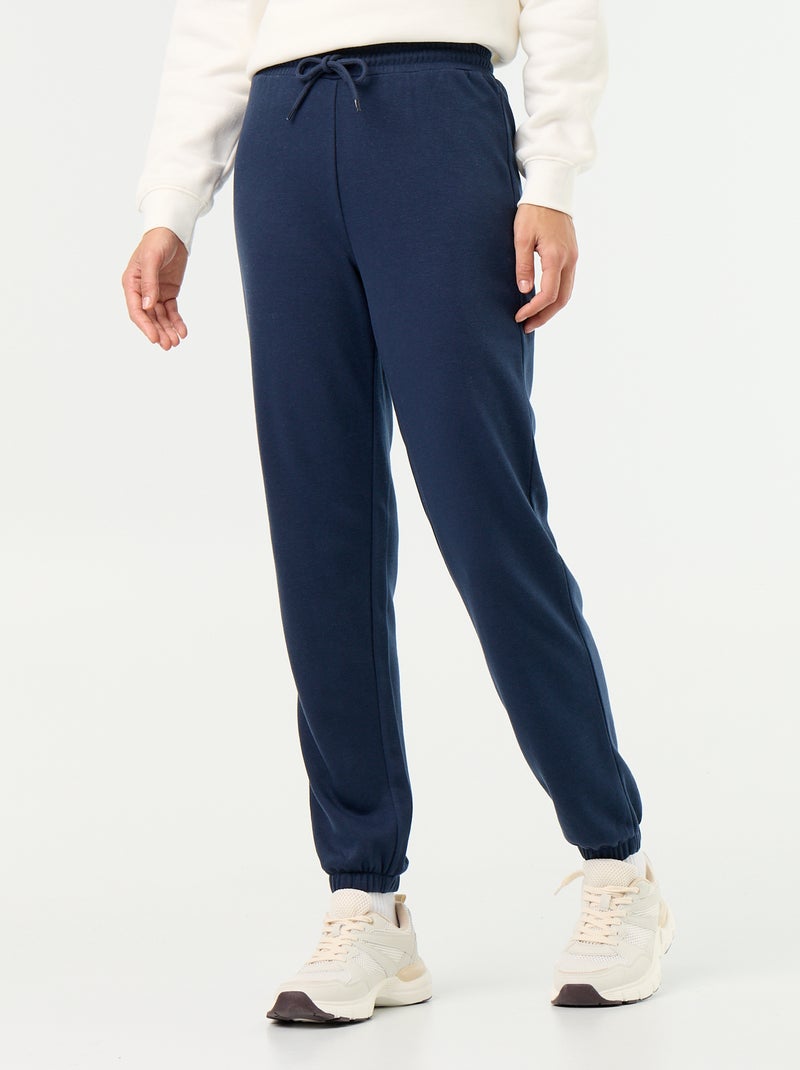 Basic joggingbroek Blauw - Kiabi