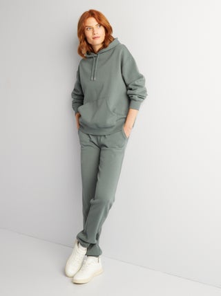 Basic joggingbroek met opgeruwde binnenzijde